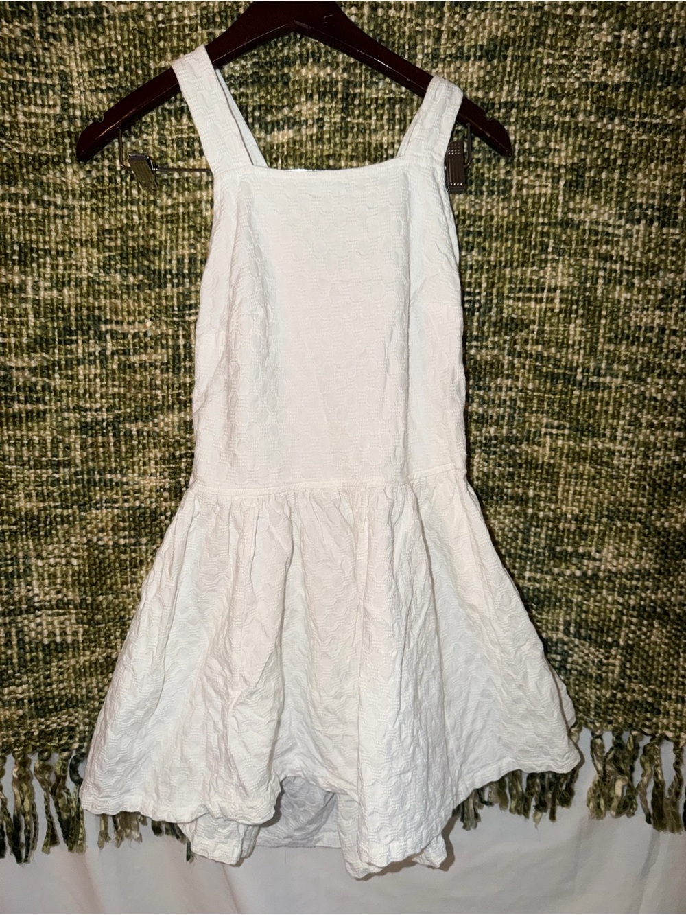 Free People free-est Va Va Volume Mini Dress White Medium RK381-383 talla S - Picture 4 of 7